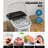 12kg Countertop Ice Maker Machine with Self-Cleaning – Silver