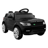 Kids Ride On Black SUV Car with Remote Control and Realistic Features for Fun Driving Experience