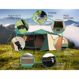 8-Person Instant Up Tent – Easy Setup Family Camping Dome
