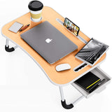 HOME Laptop Bed Desk with Storage and foldable legs for Adults, Kids &The Yak Merchant
