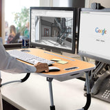 HOME Laptop Bed Desk with Storage and foldable legs for Adults, Kids &The Yak Merchant