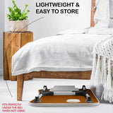HOME Laptop Bed Desk with Storage and foldable legs for Adults, Kids &The Yak Merchant
