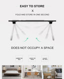 HOME Laptop Bed Desk with Storage and foldable legs for Adults, Kids &The Yak Merchant