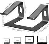 Adjustable Portable Aluminium Laptop Stand Ergonomic Tray Holder CooliThe Yak Merchant