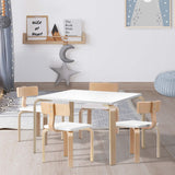 Keezi 5PCS Kids Table and Chairs Set Activity Toy Play DeskThe Yak Merchant