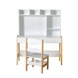 Keezi 2PCS Kids Table and Chairs Set Study Activity Toys Storage Desk The Yak Merchant