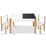 Keezi 3PCS Kids Table and Chairs Set Storage Toys Play Activity Desk CThe Yak Merchant
