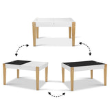 Keezi 3PCS Kids Table and Chairs Set Storage Toys Play Activity Desk CThe Yak Merchant