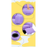Keezi Kids Recliner Chair Purple PU Leather Sofa Lounge Couch ChildrenThe Yak Merchant