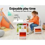 Keezi 3PCS Kids Table and Chairs Set Children Furniture Play Toys StorThe Yak Merchant