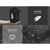 Weisshorn Sleeping Bag Single Camping Hiking Winter Thermal GreyThe Yak Merchant