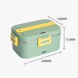 75W Electric Lunch Box Food Warmer Heater 1.8L Portable Leak Proof CarThe Yak Merchant