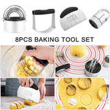 8pcs Kitchen Baking Cutter Tool SetThe Yak Merchant