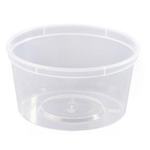 440ML Round Plastic Takeaway Food Container 500/Carton