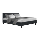 Artiss Bed Frame Queen Size Charcoal NEOThe Yak Merchant