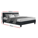 Artiss Bed Frame Queen Size Charcoal NEOThe Yak Merchant