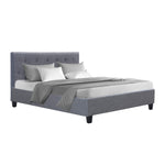 Double Size Grey Bed Frame – VANKE