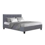 Double Size Grey Bed Frame – VANKE
