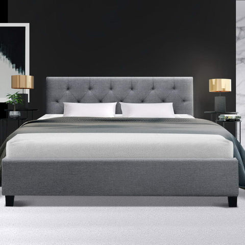 Double Size Grey Bed Frame – VANKE
