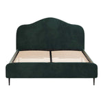 Artiss Bed Frame Queen Size Velvet Dark Green OLANThe Yak Merchant