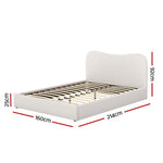 Queen Size Boucle Bed Frame – DARA