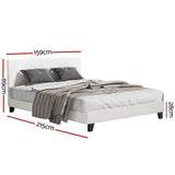 Queen Size Bed Frame – NEO Boucle Upholstered