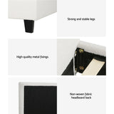 Queen Size Bed Frame – NEO Boucle Upholstered