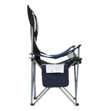 Camping Folding Chair Set of 2 – Lightweight Portable Outdoor Chairs, Navy
