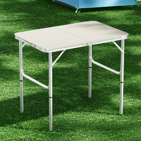 Adjustable 90CM Folding Camping Table – Portable Outdoor Picnic Table