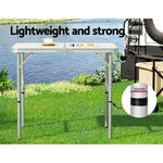 Adjustable 90CM Folding Camping Table – Portable Outdoor Picnic Table