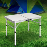 Adjustable 90CM Folding Camping Table – Portable Outdoor Picnic Table