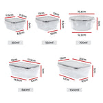 16PC Cereal & Food Storage Dispenser Set
