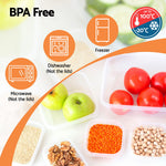 16PC Cereal & Food Storage Dispenser Set