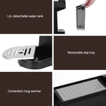 20-Bar Espresso Coffee Machine – Black Café-Style Maker