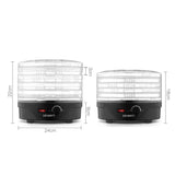 5 Tray Food Dehydrator – Fruit, Vegetable & Jerky Dryer with Adjustable Temperature