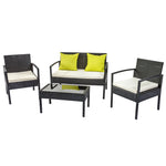 Gardeon Outdoor Sofa Set Wicker Lounge Setting Table and Chairs Patio The Yak Merchant