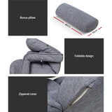 Artiss Floor Chair Lounge Sofa Swivel Grey