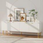 White 180cm TV Stand & Entertainment Unit with Storage