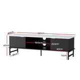 Modern TV Cabinet Entertainment Unit with Storage – 140cm