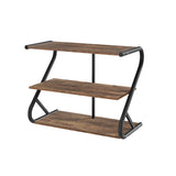 Shoe Rack Storage Shelves Organiser 3 Tiers Shoe Stand Industrial BlacThe Yak Merchant