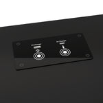 Bedside Table with USB Charging & LED Adjustable Laptop Tray
