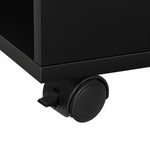Bedside Table with USB Charging & LED Adjustable Laptop Tray