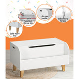 Keezi Kids Toy Box Chest Bookshelf Storage Children Bookcase Organiser Display