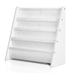 Kids Bookshelf 4 Tiers Bookcase Rack Organiser