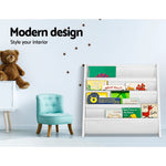 Kids Bookshelf 4 Tiers Bookcase Rack Organiser