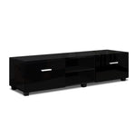 Sleek 140cm TV Cabinet Entertainment Unit – Black Jim
