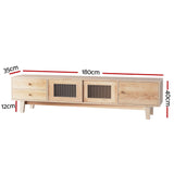 Modern 180cm TV Cabinet  – Entertainment Unit with Storage