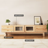 Modern 180cm TV Cabinet  – Entertainment Unit with Storage
