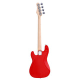 Alpha Electric Guitar Bass  47 Inch Red