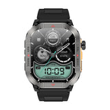 1.95” AMOLED GPS smart watch with heart rate monitor and step counter, designed for fitness enthusiasts.